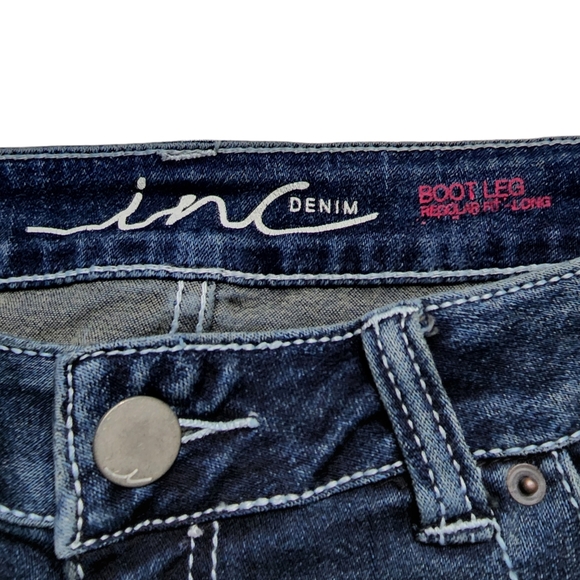 Women's INC Denim Boot Leg Regular Fit Long Sz 14L NWT - Picture 6 of 6